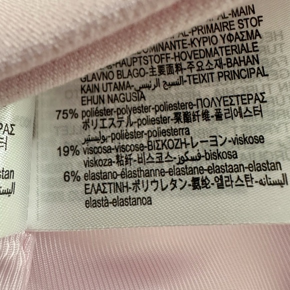 NWT Zara Cropped Blazer With Satin Bow in Chalk Pink Size XS - Picture 4 of 16